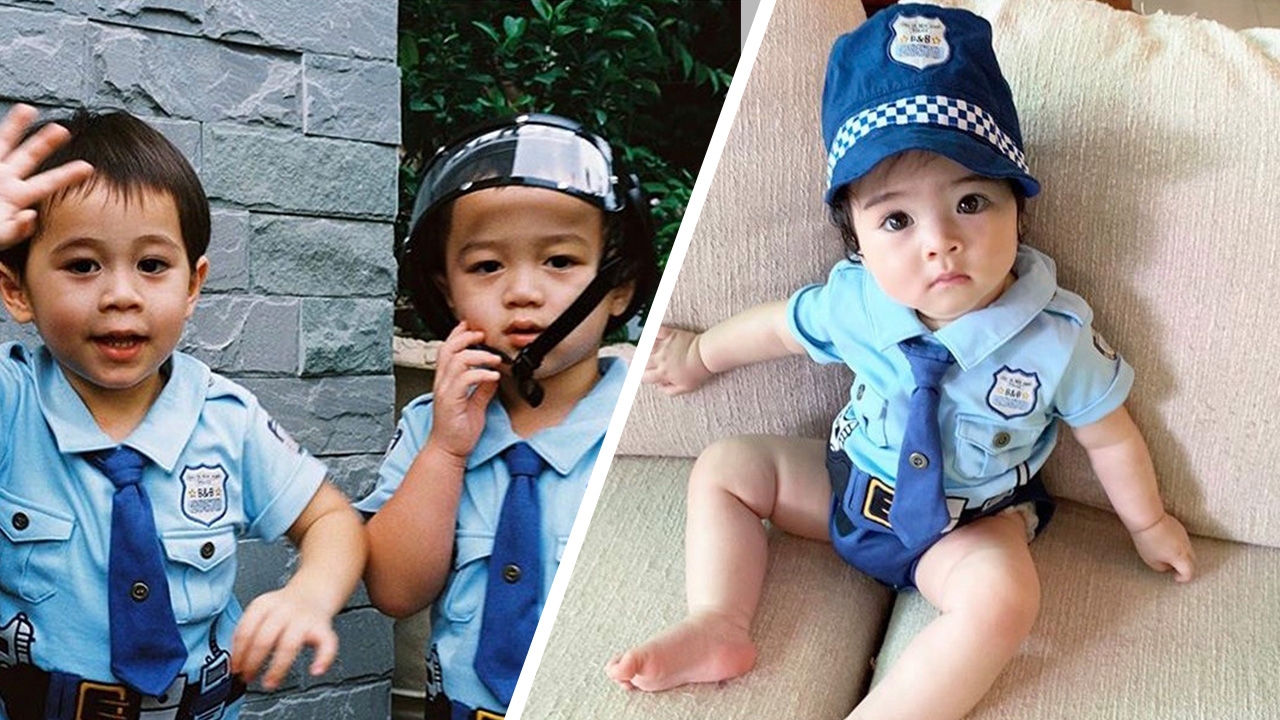 สายฟ้า-พายุ-น้องเดมี่ ในมาดคุณตำรวจจิ๋ว น่าเอ็นดูมากลูก