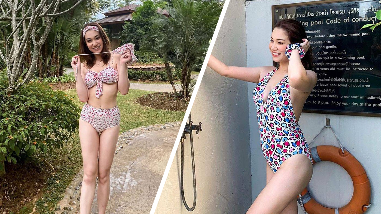 นนนี่ นนลนีย์ ลูกสาว แอน สิเรียม เผยความแซ่บในชุดว่ายน้ำ เซ็กซี่ใสๆ