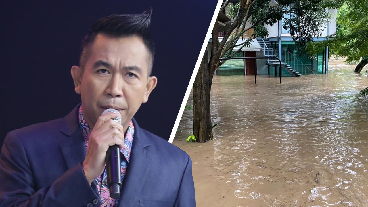 เสนาลิง สะอื้นน้ำท่วมรีสอร์ตจนอ่วมหนัก ได้แต่ภาวนาขอสิ่งศักดิ์สิทธิ์ช่วย