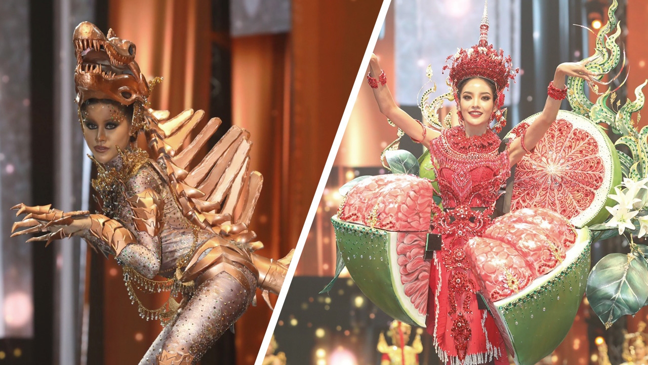 ชุดช่างคิด จัดเต็มมาก โชว์เด็ดรอบชุดประจำจังหวัดมิสแกรนด์  