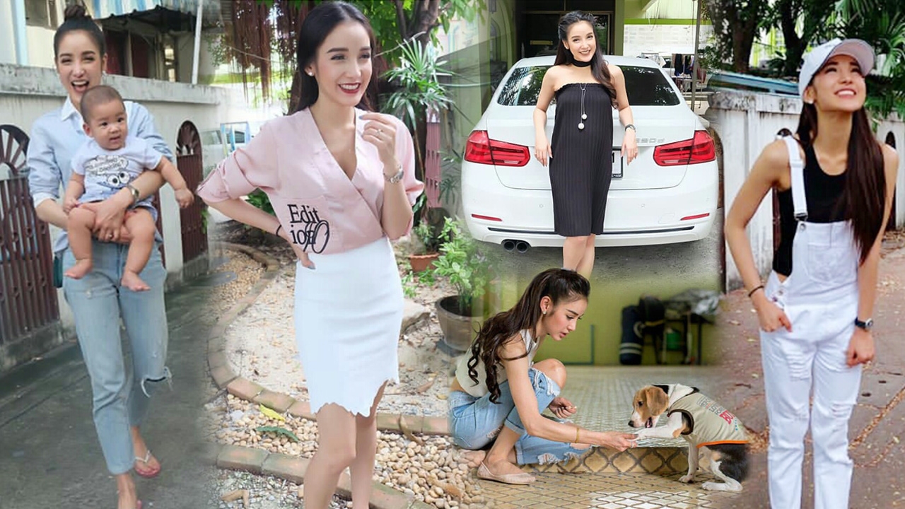 ยิ้มแก้มแตก! สุขจริงที่บ้าน 'แพท ณปภา' 2 แม่ลูกสุดสตรอง