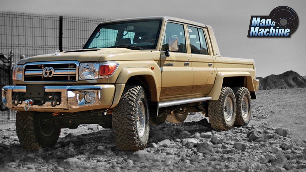 โหด 6 ล้อ!! Toyota Land Cruiser 6x6