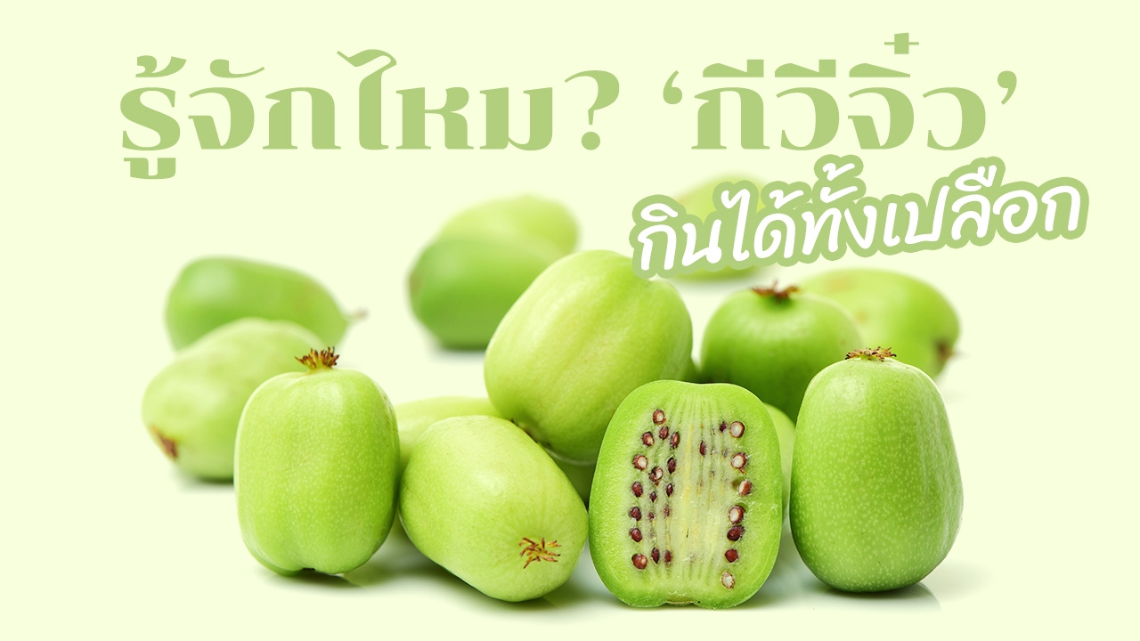 รู้จักไหม? 'Mini Kiwi' กีวีจิ๋วกินได้ทั้งเปลือก ประโยชน์มหาศาล