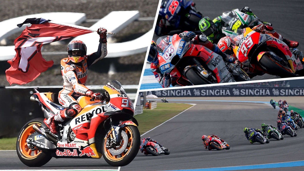 ประมวลภาพจัดเต็ม! 'มาร์เกซ' ผงาดแชมป์ 'โมโตจีพี' สนาม 15 ที่บุรีรัมย์