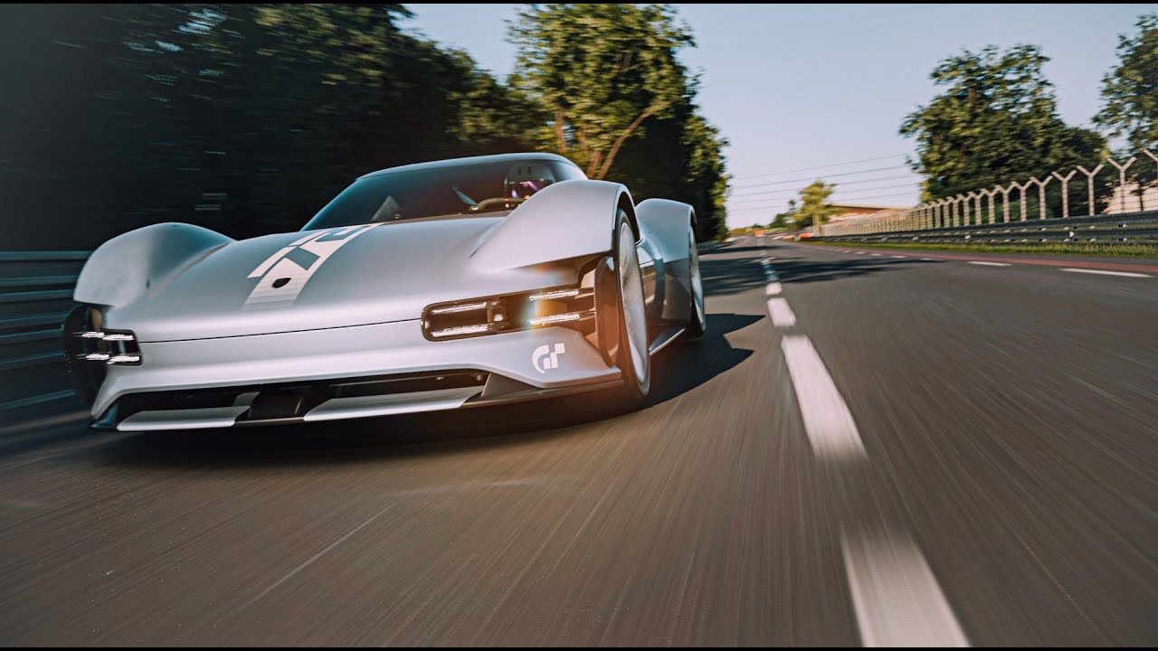 Porsche Vision Gran Turismo รถแข่งเสมือนจริงแห่งโลกอนาคต