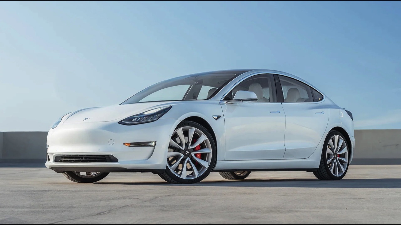 2020 white deals tesla model 3