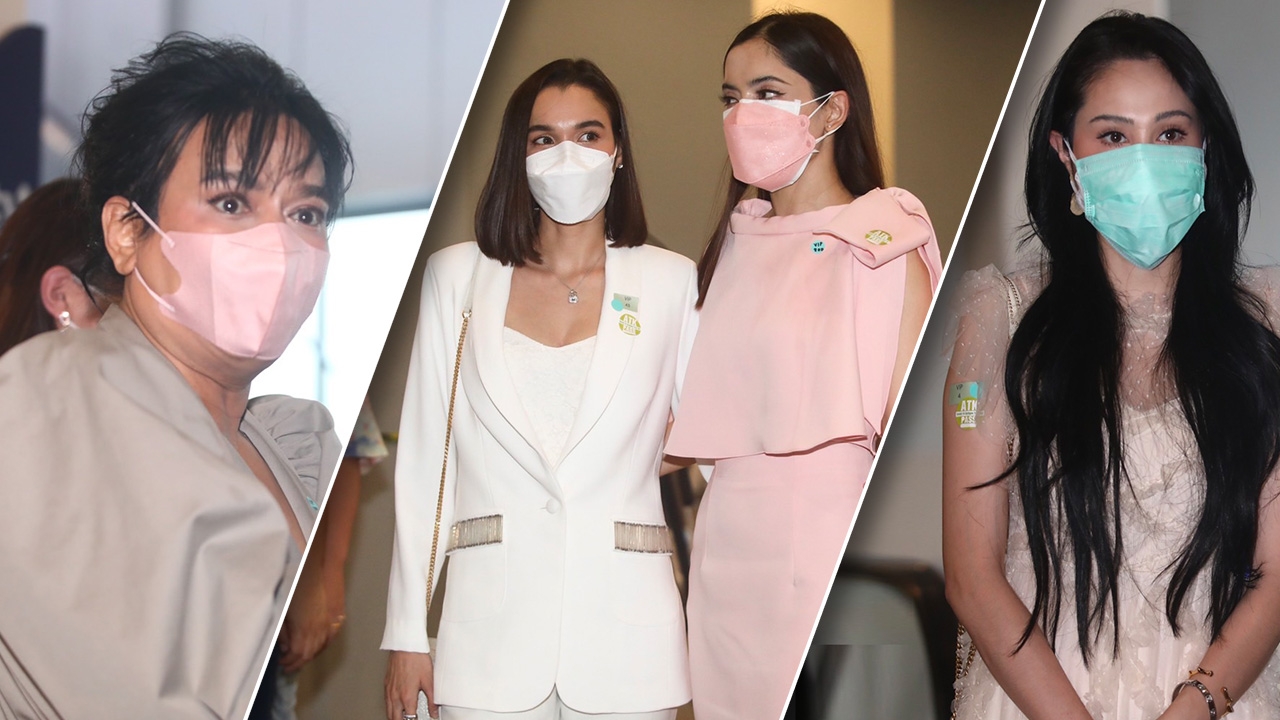 ประมวลภาพ คนบันเทิงร่วมงานพิธีอาลัย แตงโม วันที่ 2  