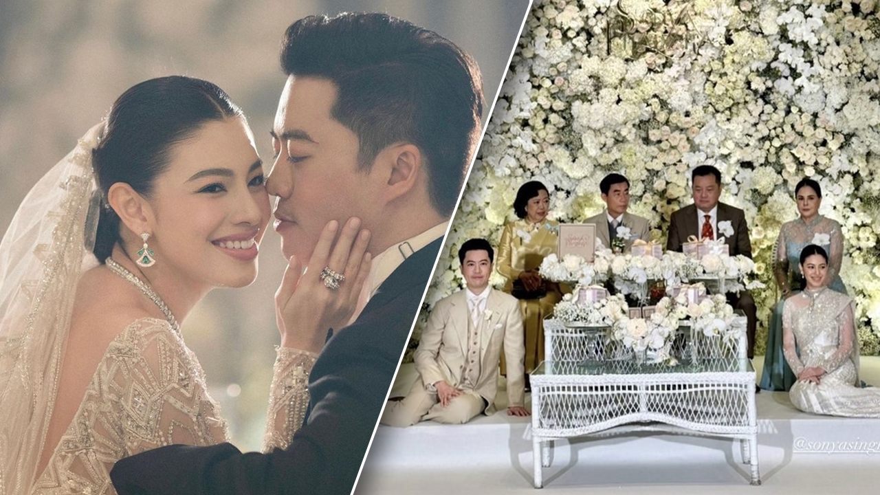 เก็บตกบรรยากาศงานแต่ง แคท ซอนญ่า วิวาห์แฟนนักธุรกิจ สินสอดกองโตสมฐานะ