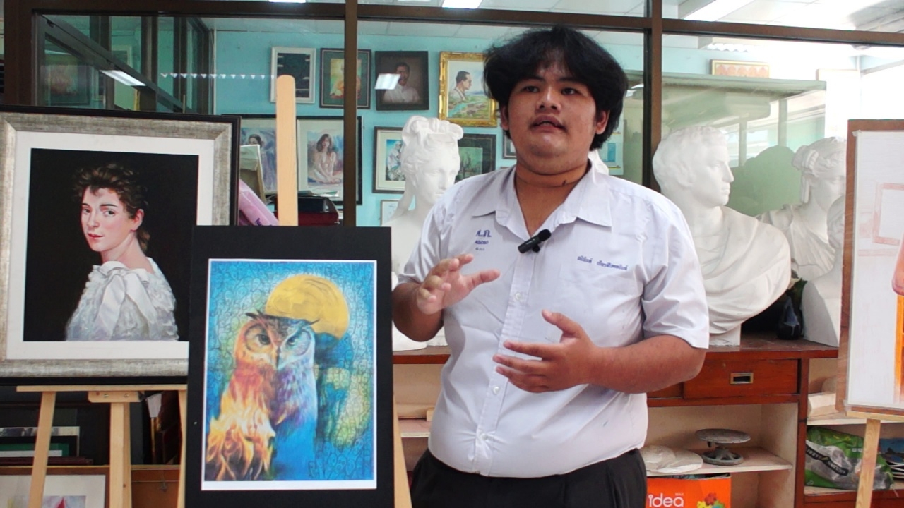 ชื่นชมเด็กไทย คว้าที่ 3 ของโลก ประกวดวาดภาพเหมือน "นกฮูก" สื่อความหมาย