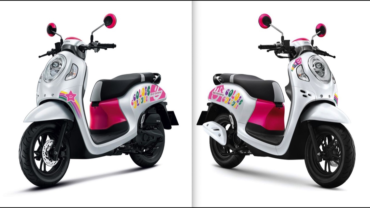 จักรยานยนต์ราคาประหยัด Honda Scoopy Colors Culture Limited Edition 