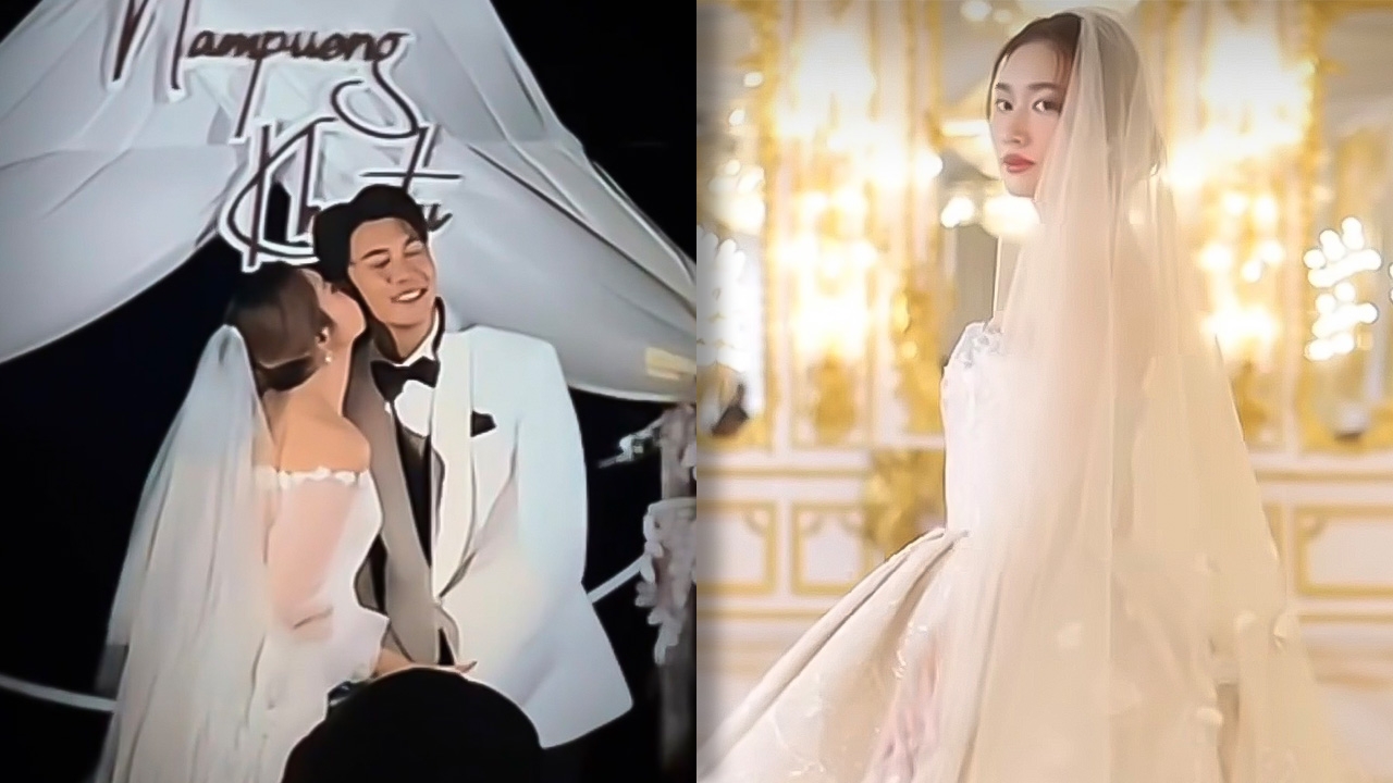 แห่ยินดีทั้งวงการ พระเอกดัง ช่อง 7 ควงดาราสาว เข้าพิธีวิวาห์สุดชื่นมื่น