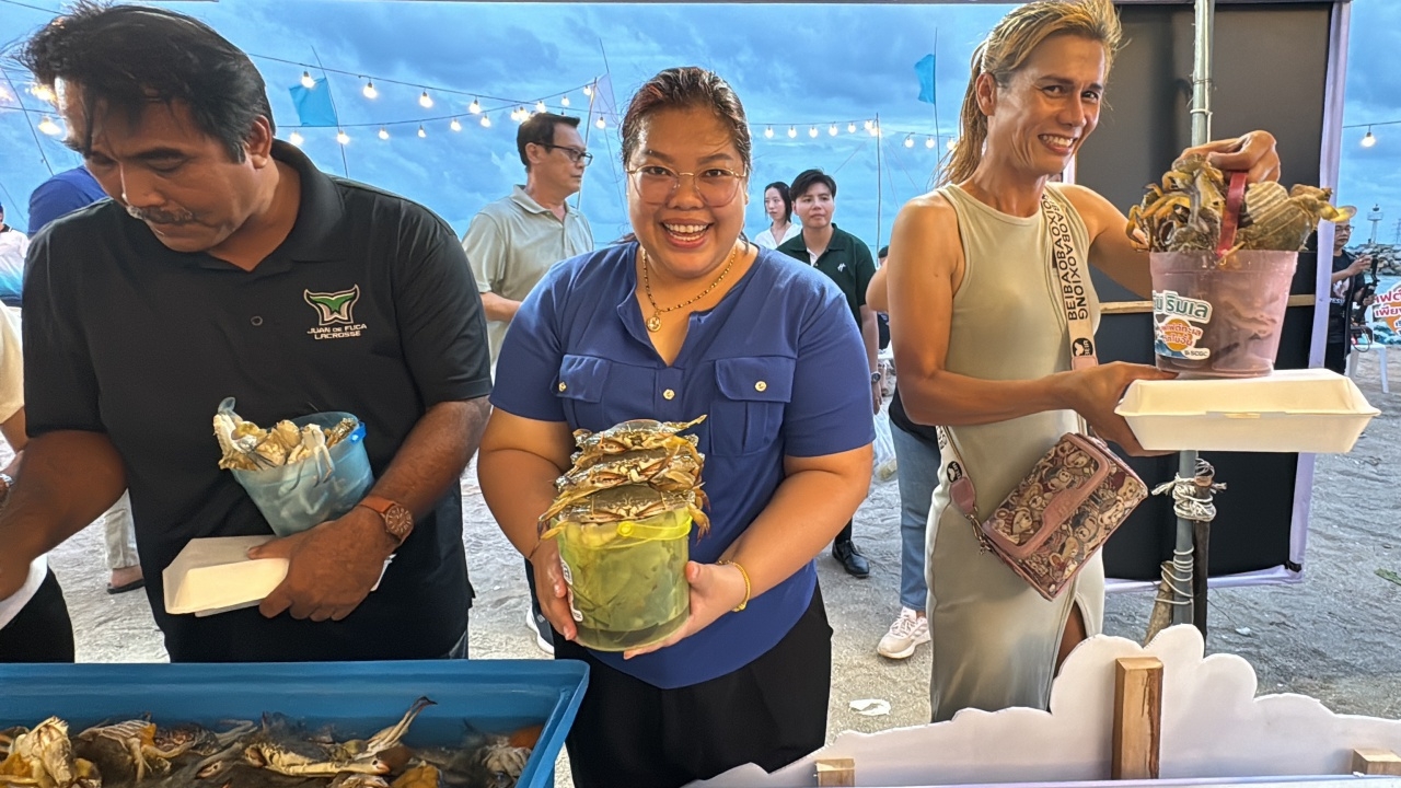 ซีฟู้ดฉ่ำๆ ที่งาน "ชอป ชิม ริมเล" จากประมงพื้นบ้านปากคลองตากวน 26-30 มิ.ย.67