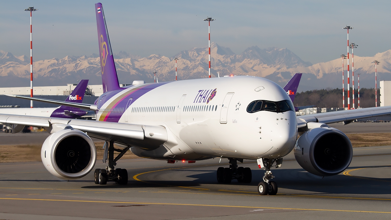 บินไกลแสนสบายกับป้าม่วงลำใหม่ AIRBUS A350-900 THAI AIRWAYS