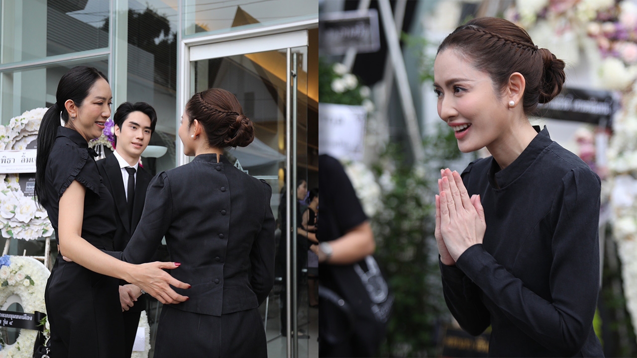 บรรยากาศสวดพระอภิธรรม พ่อแอฟ ทักษอร คืนสุดท้าย ตี๋ ธนพล มาร่วมอาลัย