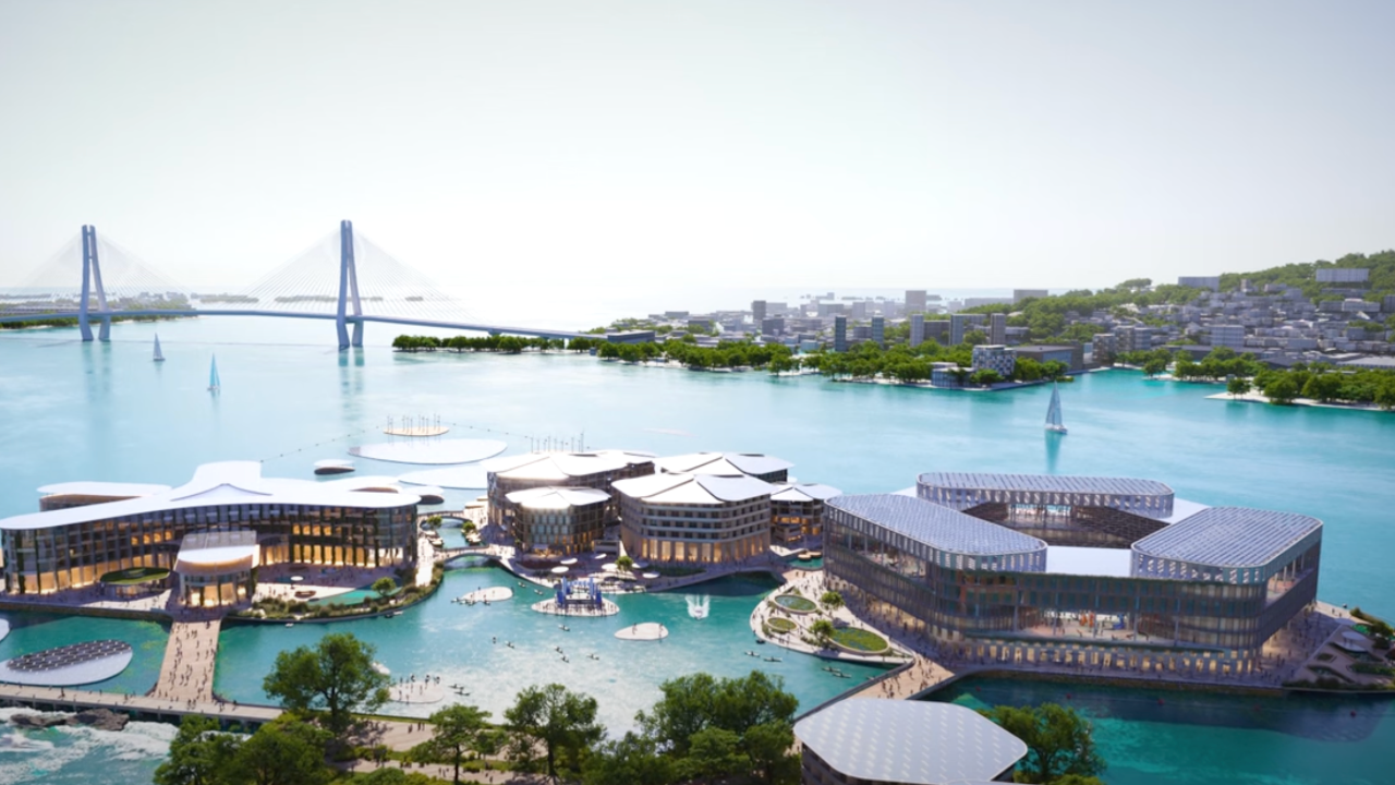 OCEANIX ต้นแบบเมืองกลางน้ำ สร้างบนความยั่งยืน เพื่อรับมือระดับน้ำทะเลที่สูงขึ้นในอนาคต