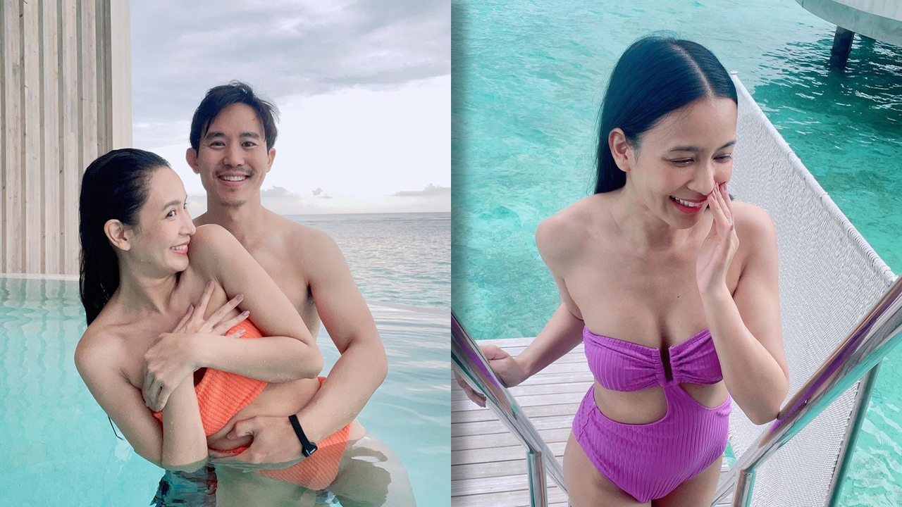 เบนซ์ ปุณยาพร ควงว่าที่เจ้าบ่าวเที่ยวมัลดีฟส์ ทริปนี้หวานฉ่ำ สวยแซ่บล้นสระ