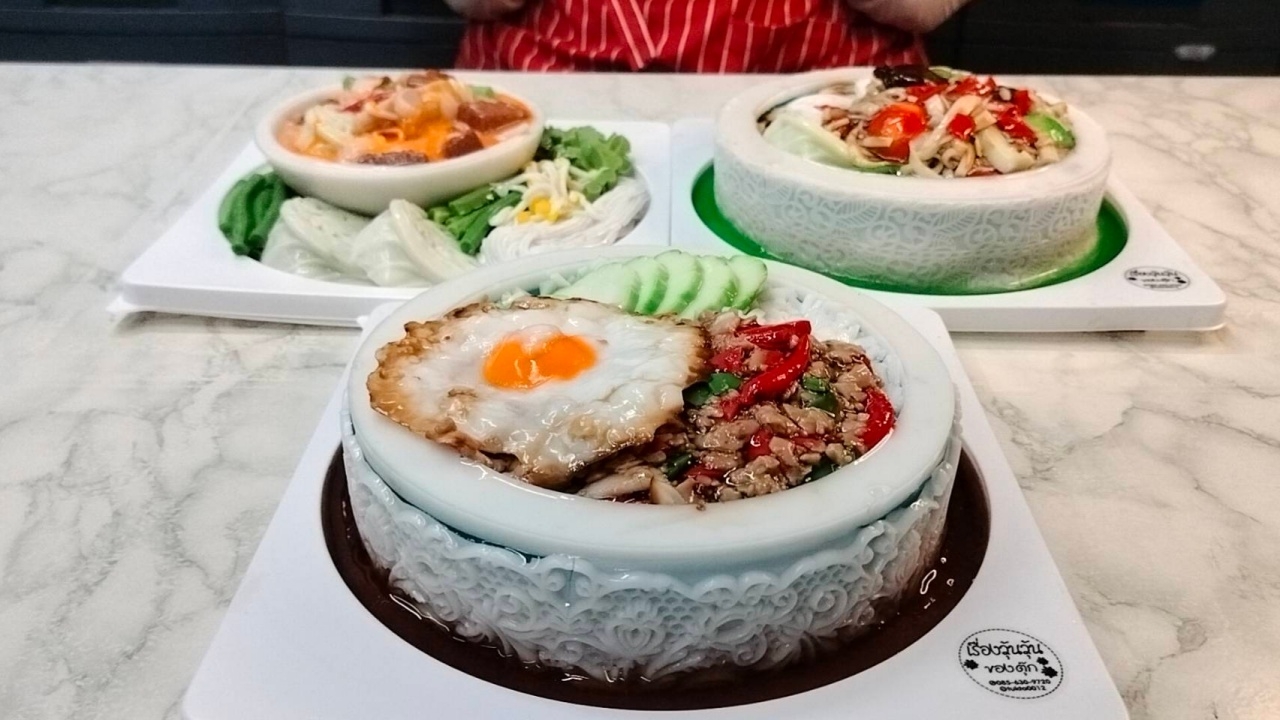 ศิลปินสาวโคราชทำวุ้นแฟนซีสุดเก๋ แต่งหน้าตาเป็นเมนูอาหารต่างๆ สมจริงจนคนติดใจ