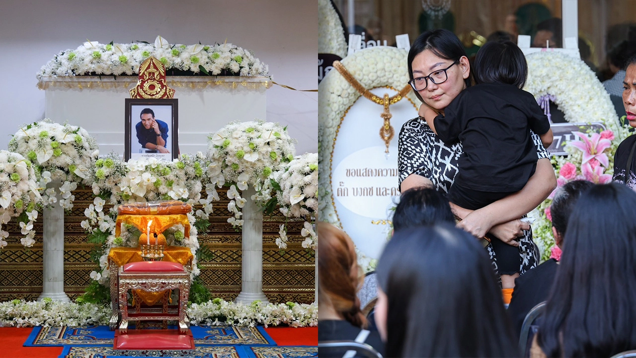ประมวลภาพงานศพ เมฆ วินัย คืนที่ 2 เต็มไปด้วยความเศร้า