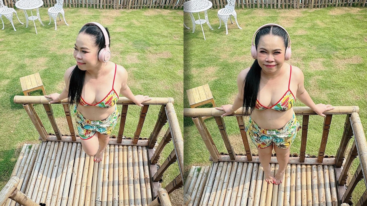 ตะลึง ตุ๊กกี้ สุดารัตน์ ปล่อยชอตเด็ด ใส่บิกินีอวดความแซ่บแบบซ่อนรูป