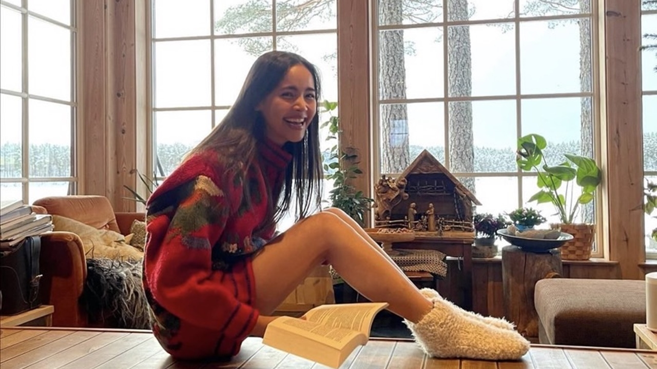 ญาญ่า พาชมบ้านพักตากอากาศที่นอร์เวย์ ท่ามกลางหิมะหนาแต่ดูอบอุ่นมาก