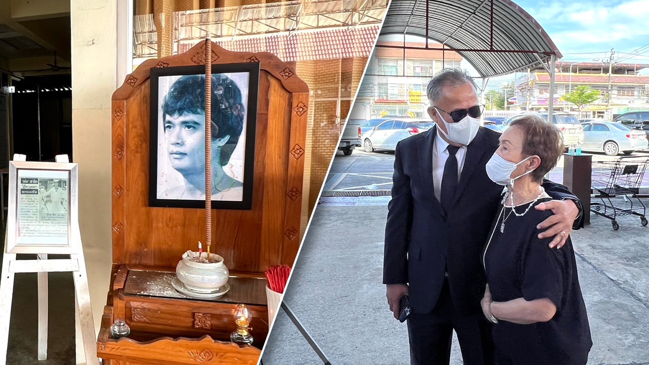 คนบันเทิงร่วมพิธีรดน้ำศพ เด่น ดอกประดู่ อดีตตลกดังแน่นศาลา