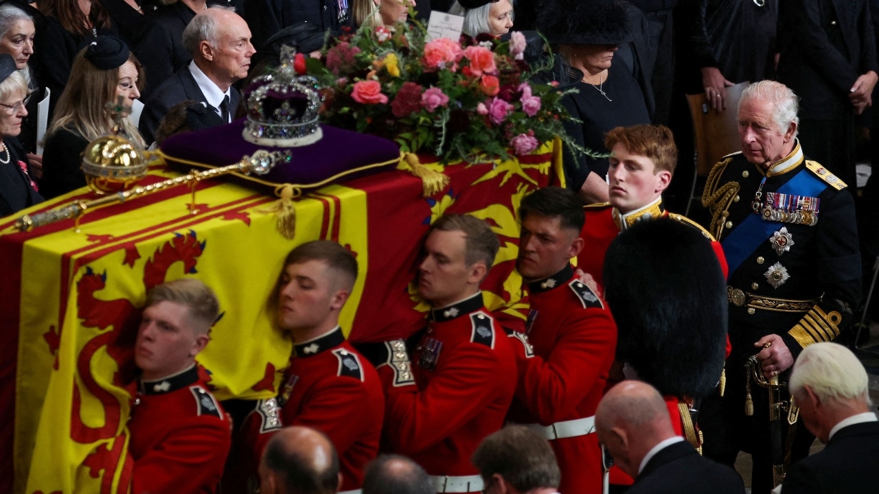 พระบรมวงศานุวงศ์อังกฤษ สุดเศร้า ในพระราชพิธีพระบรมศพ ควีนเอลิซาเบธที่ 2