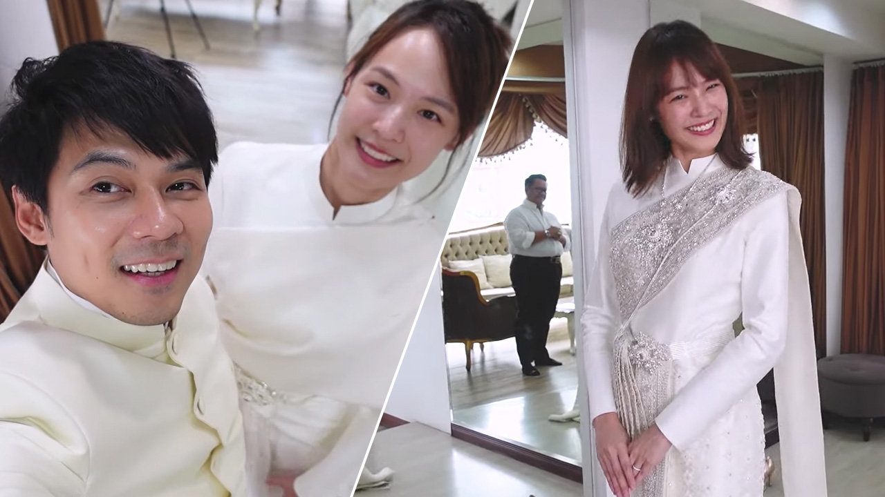 แดน-แพทตี้ ควงคู่ลองชุดแต่งงาน สวยทุกชุดจนใจสั่นไปหมด (คลิป)