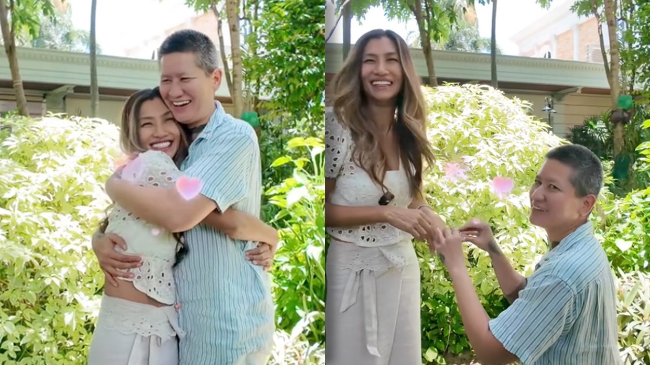 ยู่ยี่ อลิสา สุดเขิน แฟนสาวหล่อทำเซอร์ไพรส์ขอแต่งงานในวันเกิด (คลิป)