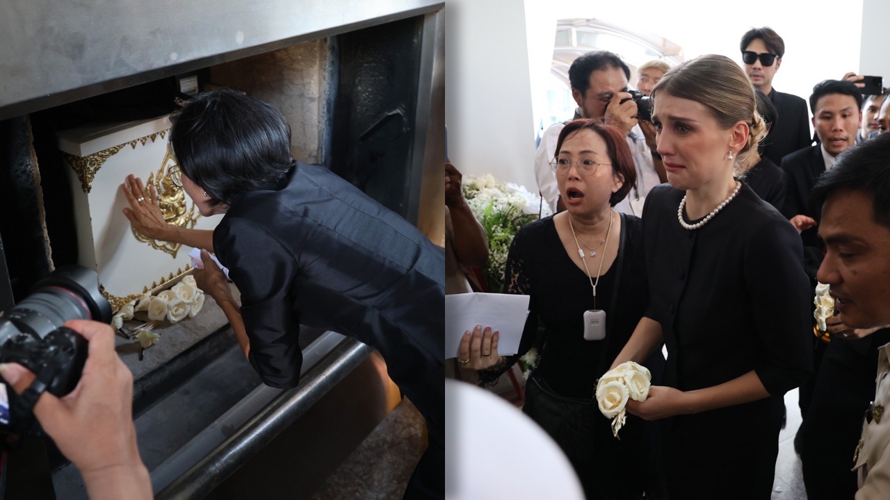 บีบหัวใจ นาทีส่ง อ๋อม อรรคพันธ์ ดาเรีย-แม่-น้องสาว สุดกลั้นปล่อยโฮก่อนจาก