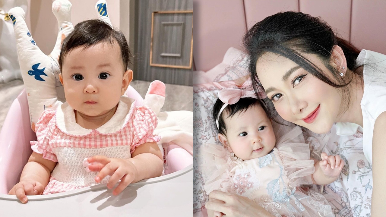 เปิดภาพ "น้องพราวตะวัน" ลูกสาว "ยุ้ย-ธันน์" สุดจ้ำม่ำ เห็นแล้วหลงรักทันที 