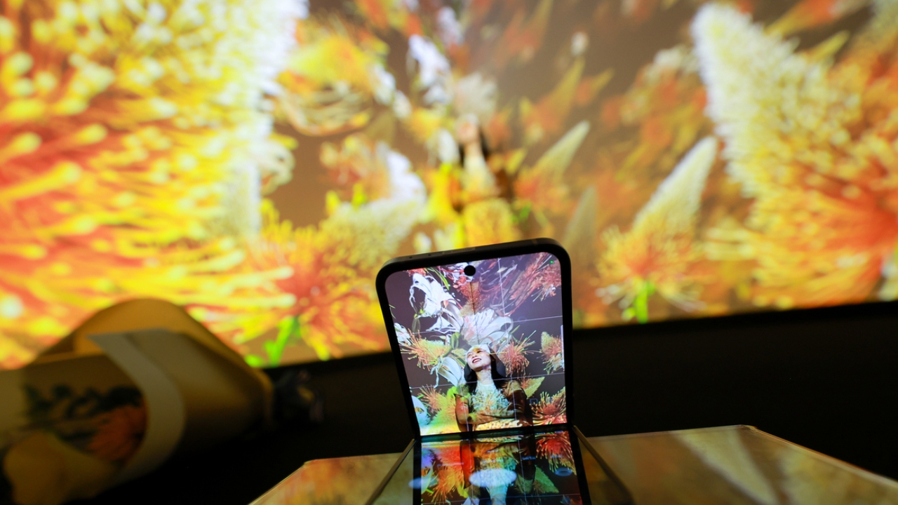 Samsung Galaxy Immersive Gardena นิทรรศการชมดอกไม้สุดล้ำ ผ่านจอดิจิทัลแคนวาส