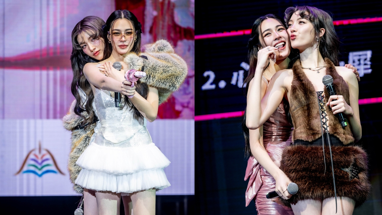 แซนตี้ หลิงออม ส่งความสุขโมเมนต์จิ้นอินเตอร์แฟน ต้อนรับคริสมาสต์อีฟ แฟนมีตมาเก๊ารอบสอง