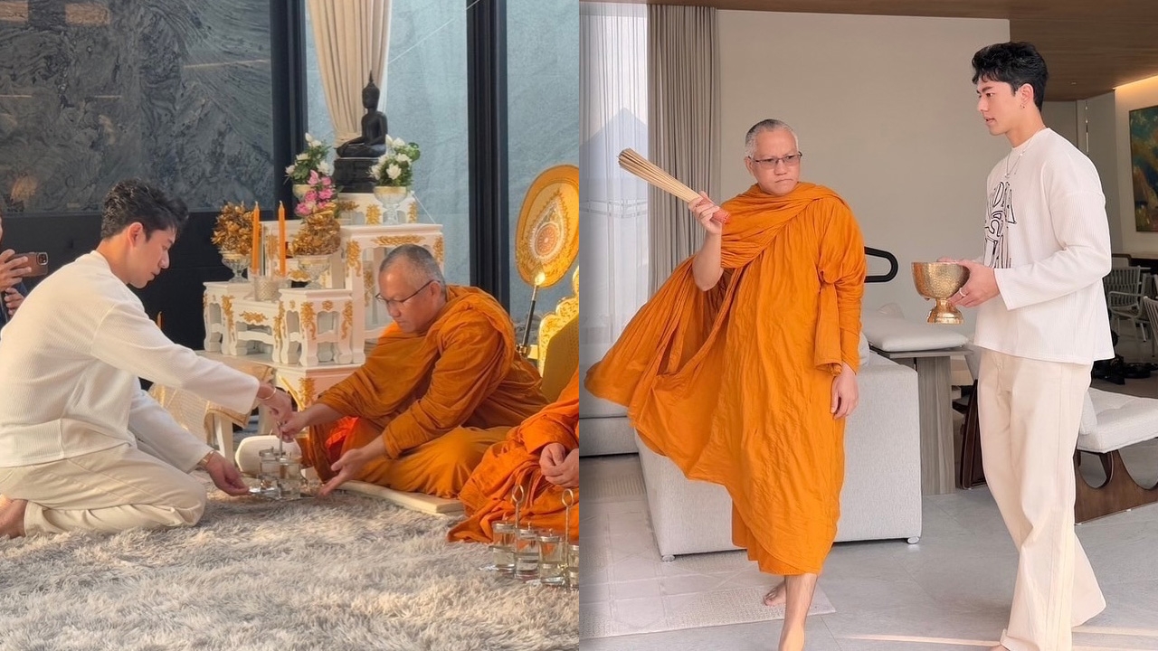 นาย ณภัทร ทำบุญขึ้นบ้านใหม่ หลังใหญ่สวยน่าอยู่มาก พี่หน่อง-พี่หนุ่ม ร่วมยินดี