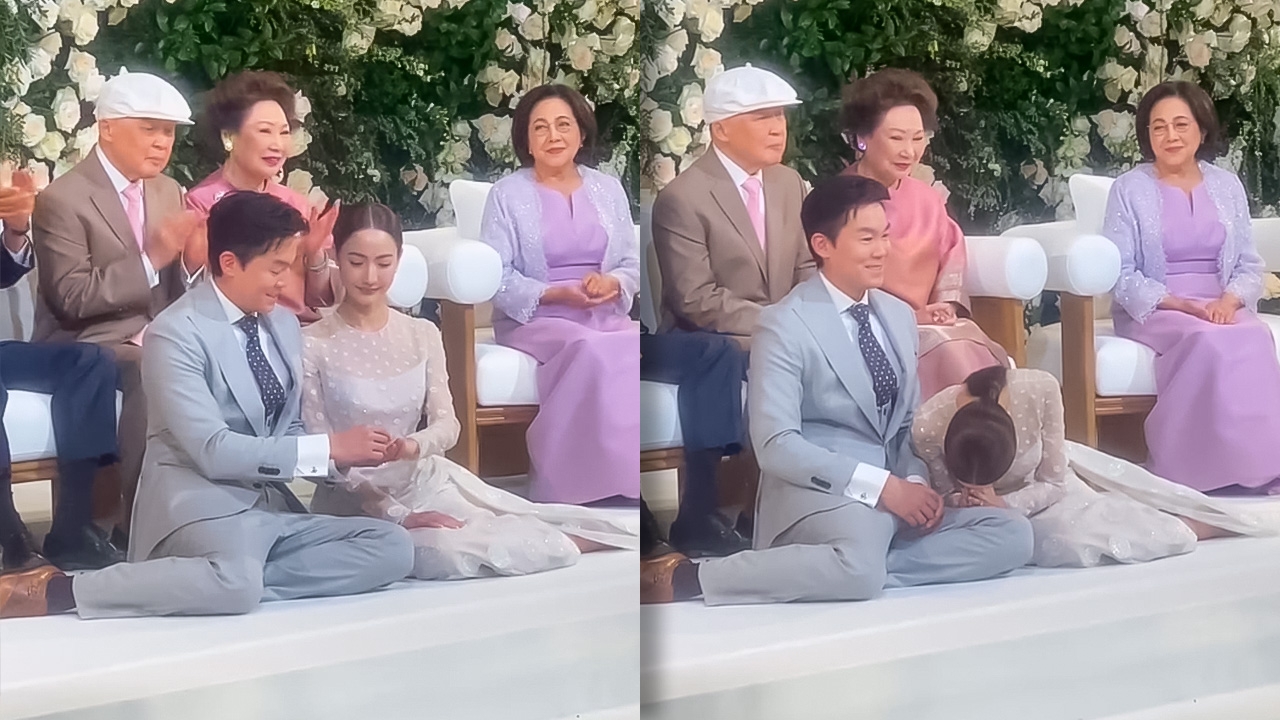 ชมภาพงานแต่ง แต้ว ณฐพร-ไฮโซณัย เรียบหรูดูสง่า อบอวลไปด้วยความรัก