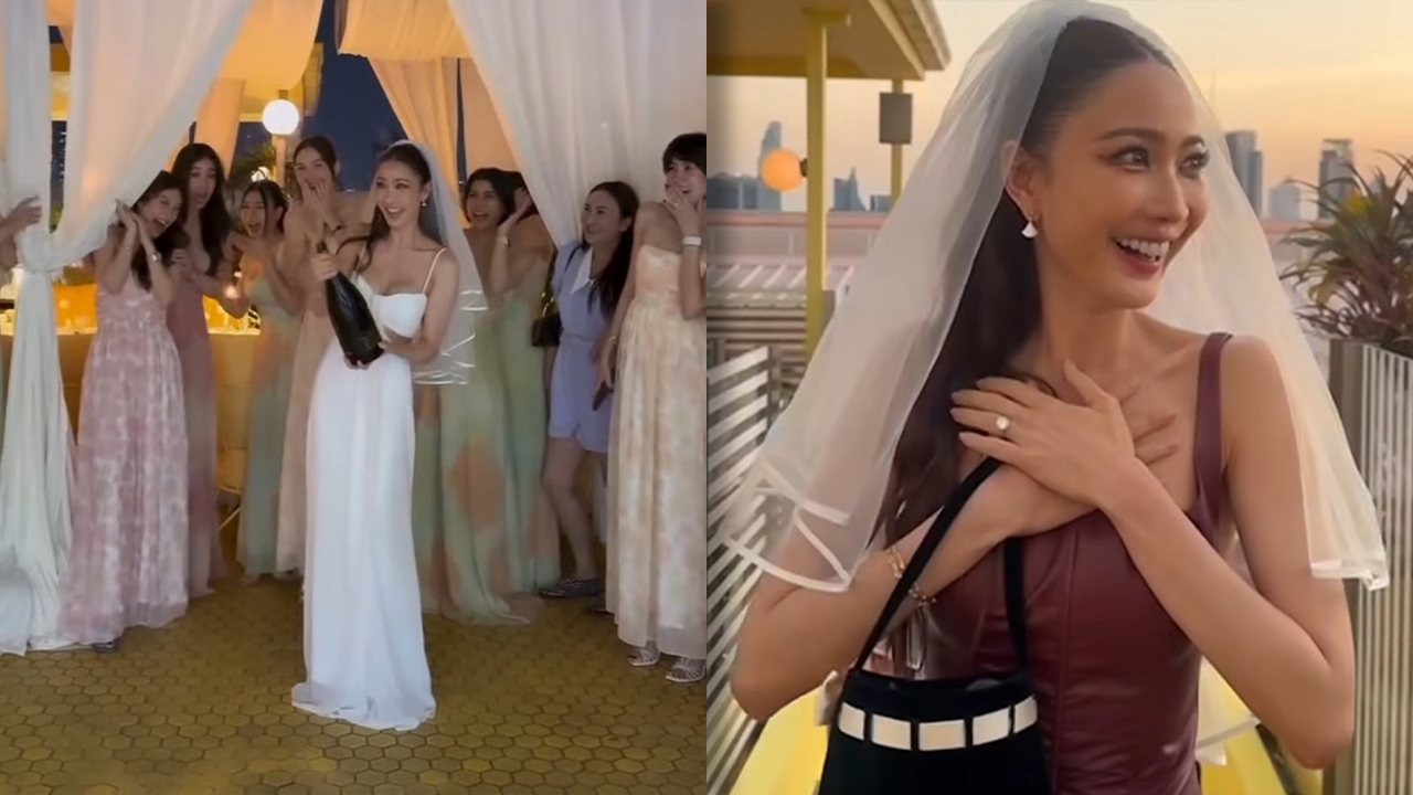 ชมภาพปาร์ตี้สละโสดของ แต้ว ณฐพร พร้อมเปิดตัวเพื่อนเจ้าสาวสวยระดับนางเอก