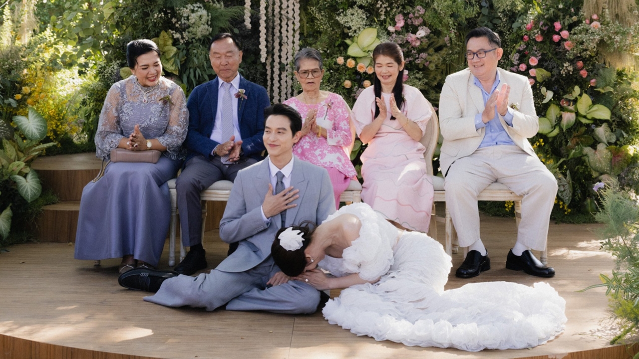 ประมวลภาพงานแต่ง เจมส์-โฟม วิวาห์หวานฉ่ำแบบเรียบง่าย หลังคบกันนาน 10 ปี