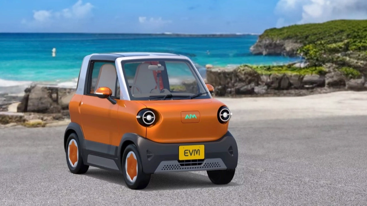 .ราคาสี่แสน! รถยนต์ไฟฟ้า AIM EVM วิ่งไกล 120 กิโลเมตร.