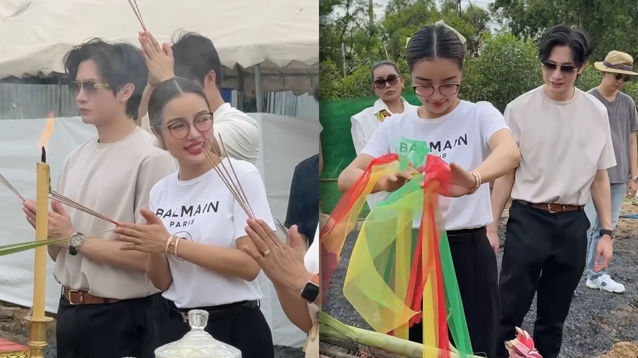 กระแต อาร์สยาม สุดปัง ทำพิธีลงเสาเข็มสร้างโรงงานใหม่ เผยกฎทองแห่งความสำเร็จ