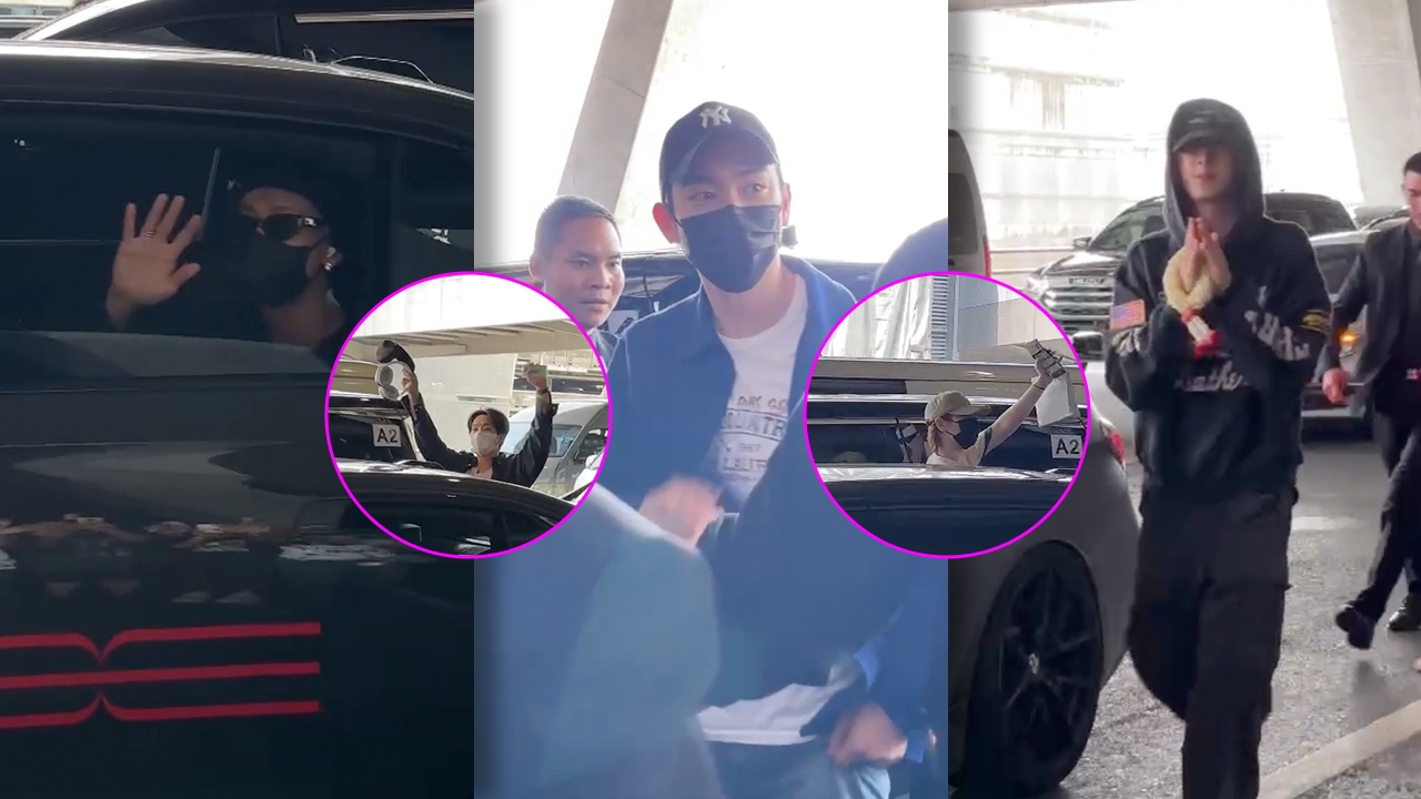 5 หนุ่ม GOT7 ถึงประเทศไทยแล้วจ้า อากาเซ่ใจฟู ต้อนรับอบอุ่นที่สนามบิน