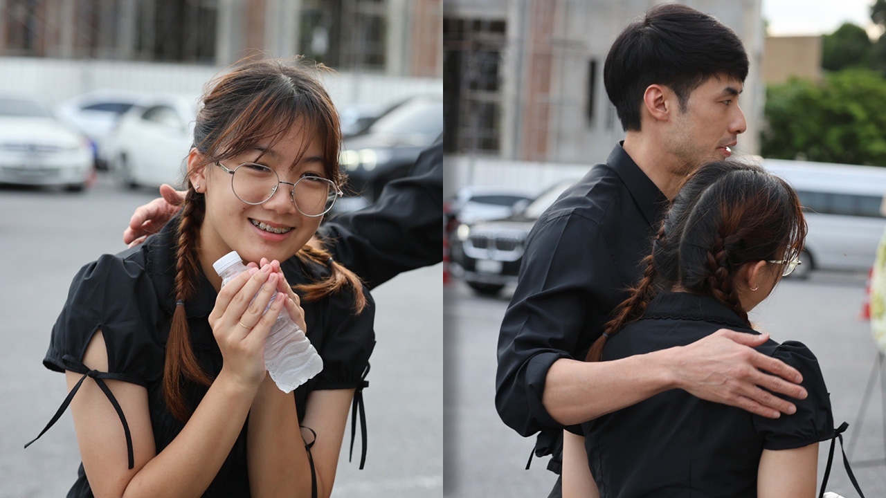 งานคุณแม่งามทิพย์วันที่ 2 น้องวันใหม่ เริ่มยิ้มได้ มีพี่ชายทั้ง 3 คนเคียงข้าง