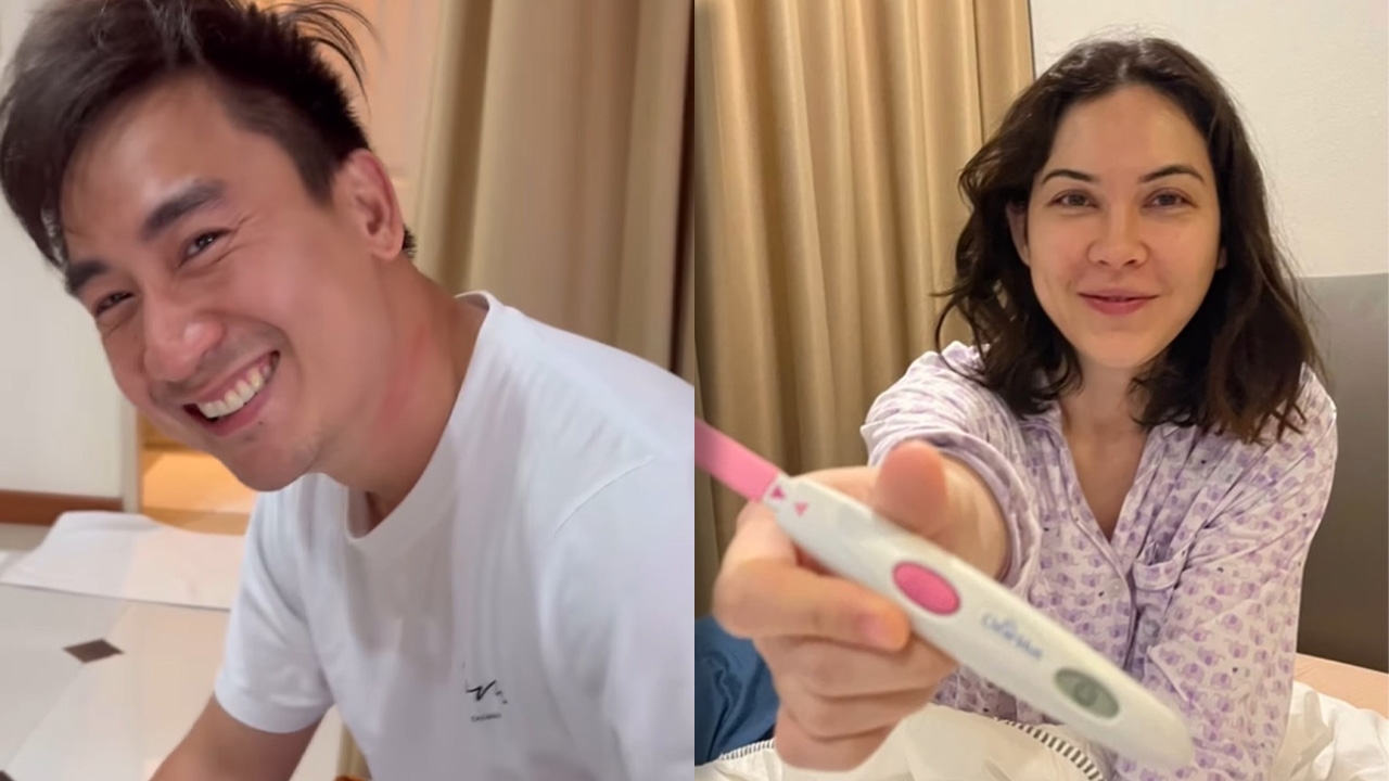 ว่าที่คุณแม่ป้ายแดง แมท ภีรนีย์ ตั้งครรภ์ได้ 3 เดือน สามีสุดดีใจยิ้มไม่หุบ