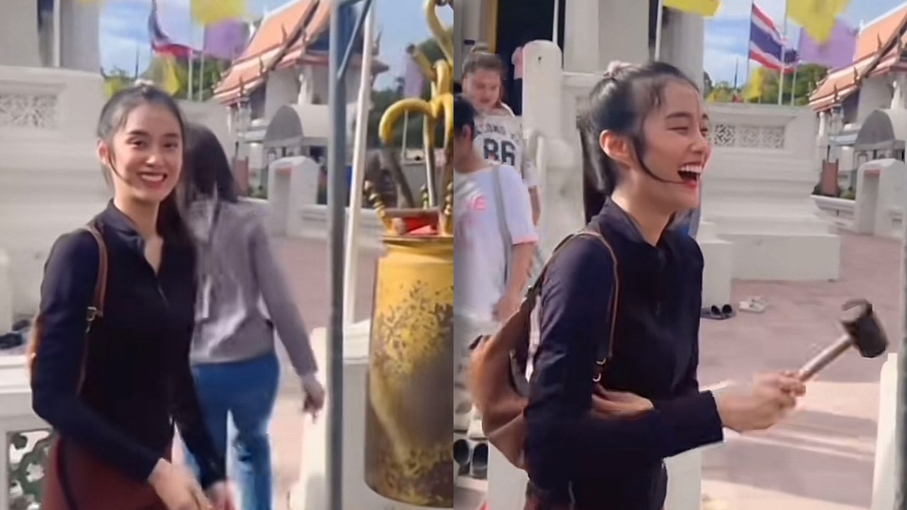 เก๋ไก๋ สไลเดอร์ ถูกวิจารณ์ใส่ชุดรัดรูปเข้าวัด คนมองไม่เหมาะสมจนเกิดดราม่า