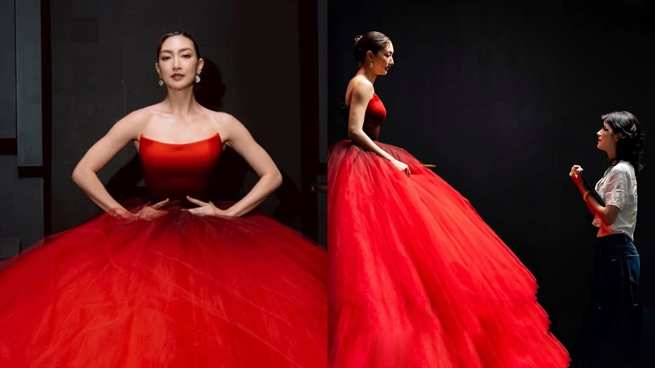 แพนเค้ก สวยสง่าในชุดแดง ส่งลูกทีมคู่แข่ง The Face Thailand 6 กลับบ้านยกห้องดำ