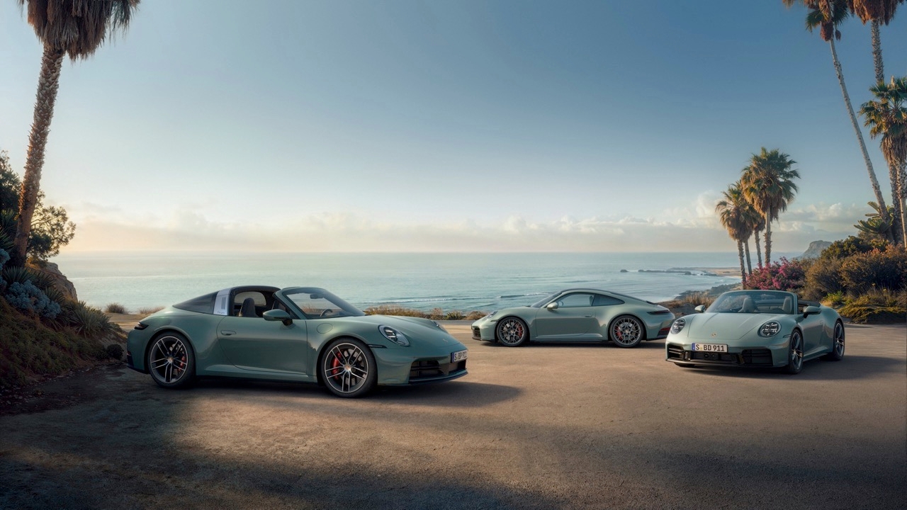 Porsche เปิดตัวรถสปอร์ต 3 รุ่น 911 Carrera 4S, 911 Carrera 4S Cabriolet และ 911 Targa 4S 