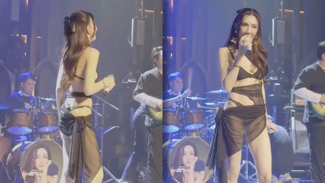 คลิปนี้คนดู 3 ล้าน เบนซ์ พริกไทย ทำชาวเน็ตเสียงแตก ถกสนั่นชุดใส่ร้องเพลงบนเวที (คลิป)