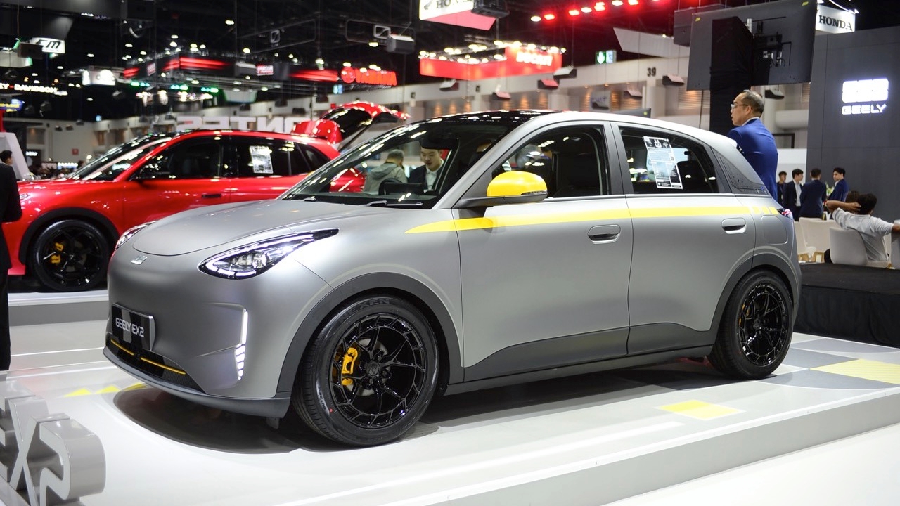 GEELY EX2 รถไฟฟ้าเล็ก ทำยอดจองทะลุ 1,000 คัน ในมอเตอร์เอ็กซ์โป 