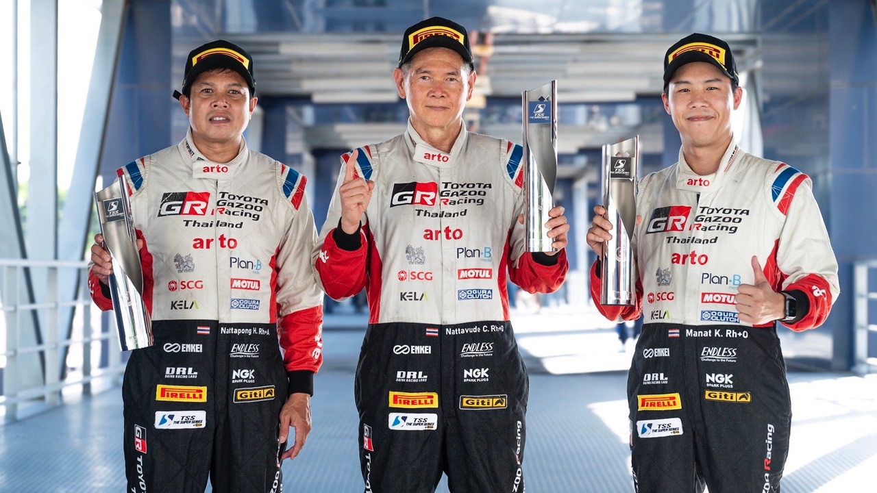 TOYOTA GAZOO Racing Thailand รุกฆาต! รับแชมป์ 3 รุ่น ปิดฤดูกาล TSS The Super Series 2025