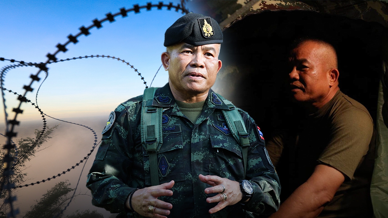 เปิดภาพแม่ทัพภาค 2 ปลุกขวัญกำลังใจทหารแนวหน้า พร้อมค้างแรมบนภูมะเขือ