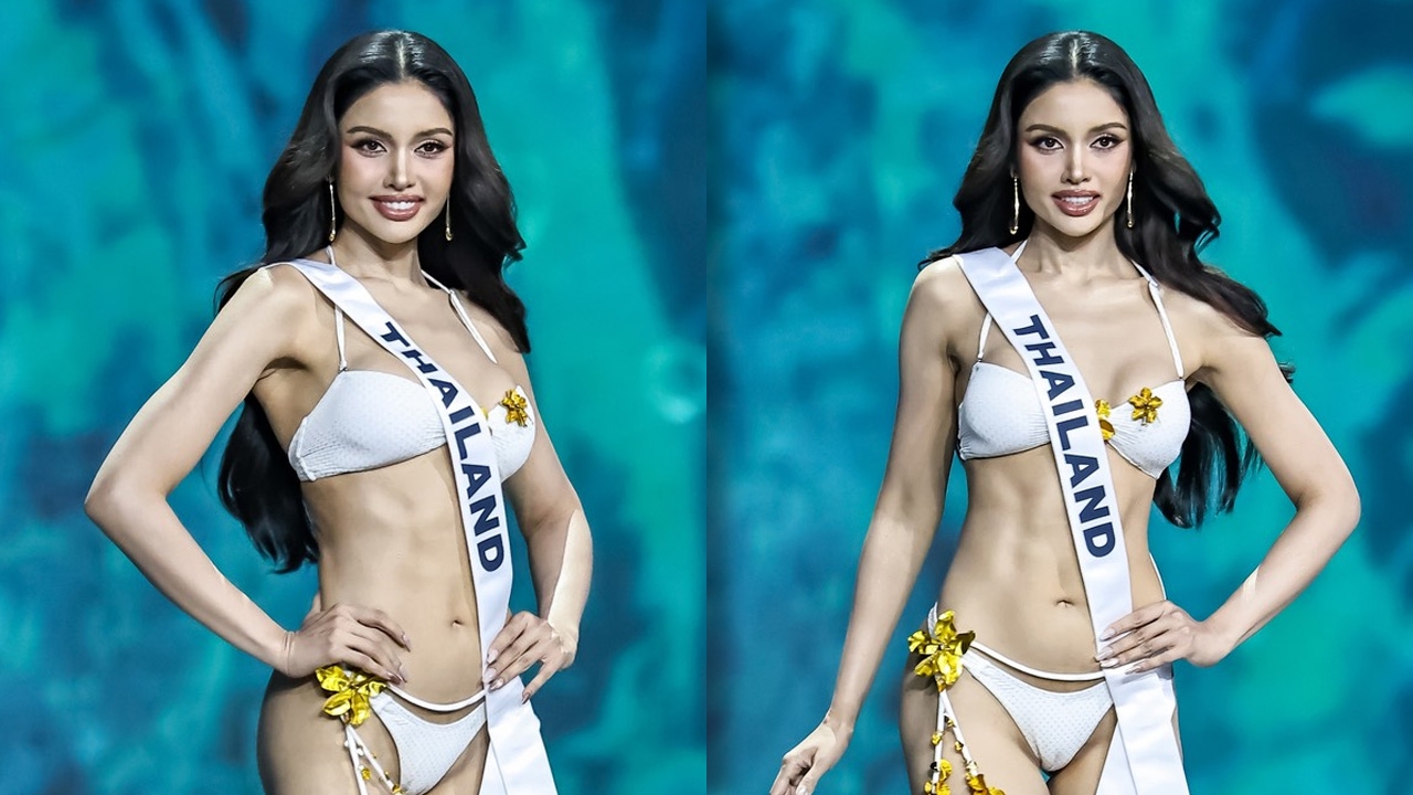 สวยแซ่บสะใจ! วีนา ปวีนา โชว์สเตปเดินสับในรอบชุดว่ายน้ำ MU 2025