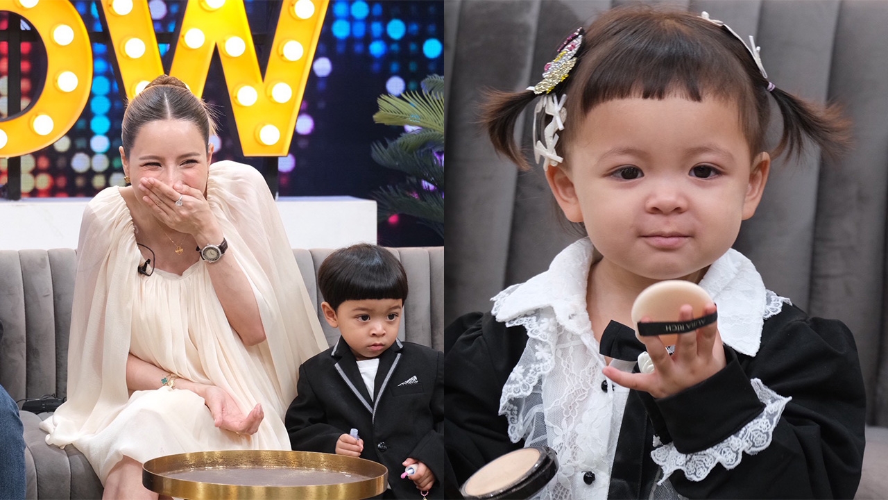 เปิดความน่ารักของแฝด "โซล-โมเน่" ซุปตาร์ฟันน้ำนมวัย 2 ขวบ ขวัญใจด้อมไก่เถื่อน